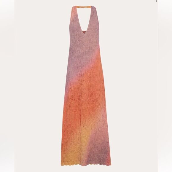 NWT Jonathan SIMKHAI Felly Dress Color: Azalea Ombre Large Revolve - Picture 13 of 16